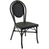 Chaise de restaurant vintage pour extérieur (lot de 4) empilable Tony