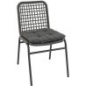 Chaise de restaurant pour extérieur (lot de 4) empilable Céline