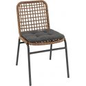Chaise de restaurant pour extérieur empilable Céline
