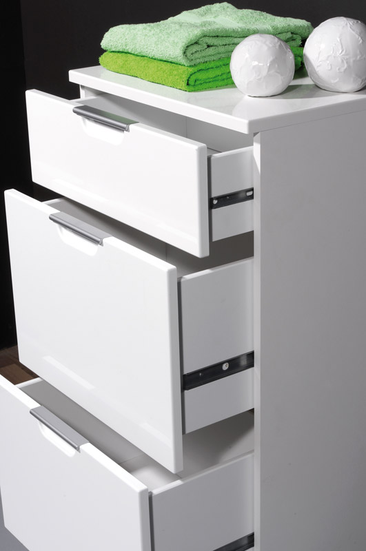 Meuble bas de salle de bain contemporain 3 tiroirs Nashville