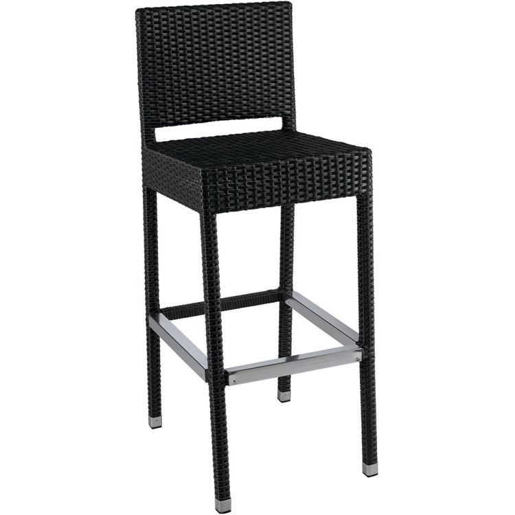 Tabouret de bar pour extérieur (lot de 2) empilable Alice