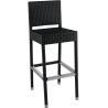 Tabouret de bar pour extérieur (lot de 2) empilable Alice