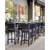 Tabouret de bar pour extérieur (lot de 2) empilable Alice