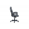 Fauteuil de bureau moderne en PU noir/gris Andore