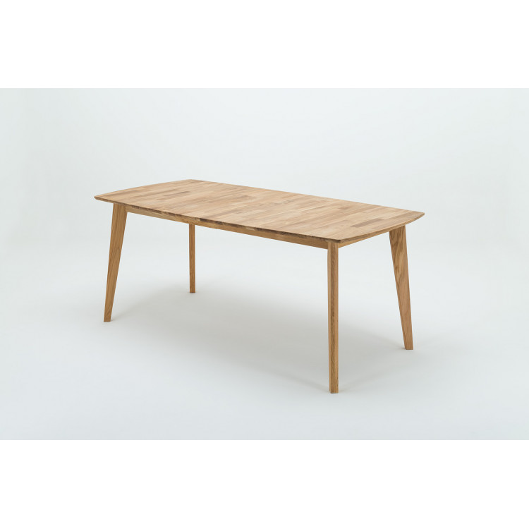 Table de salle à manger style nature 140 cm en bois massif France