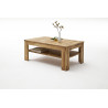 Table basse style nature en chêne massif Coline