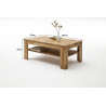 Table basse style nature en chêne massif Coline