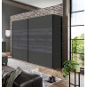 Armoire adulte moderne graphite Esperenza