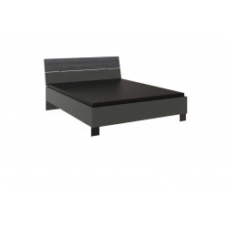 Lit adulte moderne graphite Esperenza