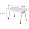Bureau professionnel moderne réglable en hauteur Lewis