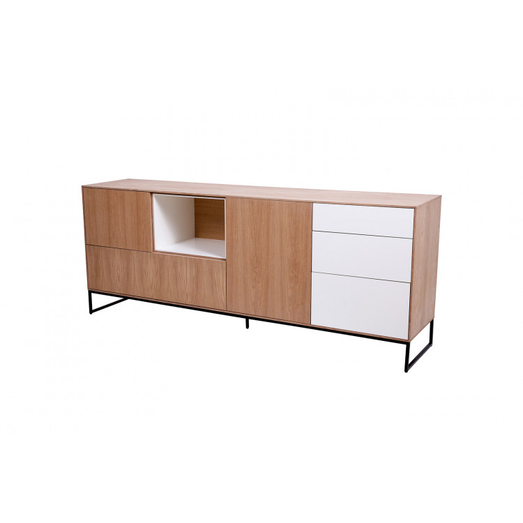 Buffet/bahut moderne en bois massif Angie