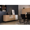 Buffet/bahut moderne en bois massif Angie