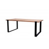 Table de salle à manger moderne en bois massif Angie