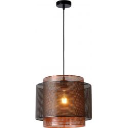 Suspension salon industriel 1 lampe Ø 34 cm Lucy