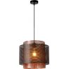 Suspension salon industriel 1 lampe Ø 34 cm Lucy