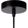 Suspension salon industriel 1 lampe Ø 34 cm Lucy