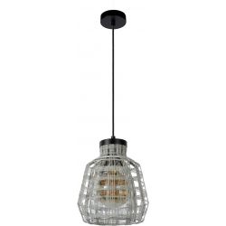 Suspension salon vintage 1 lampe Ø 25 cm Ema