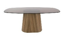 Table à manger en verre