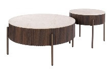 Table basse ronde