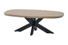 Table basse ovale