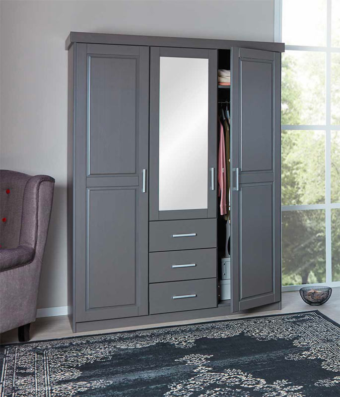 armoire adulte contemporaine gris