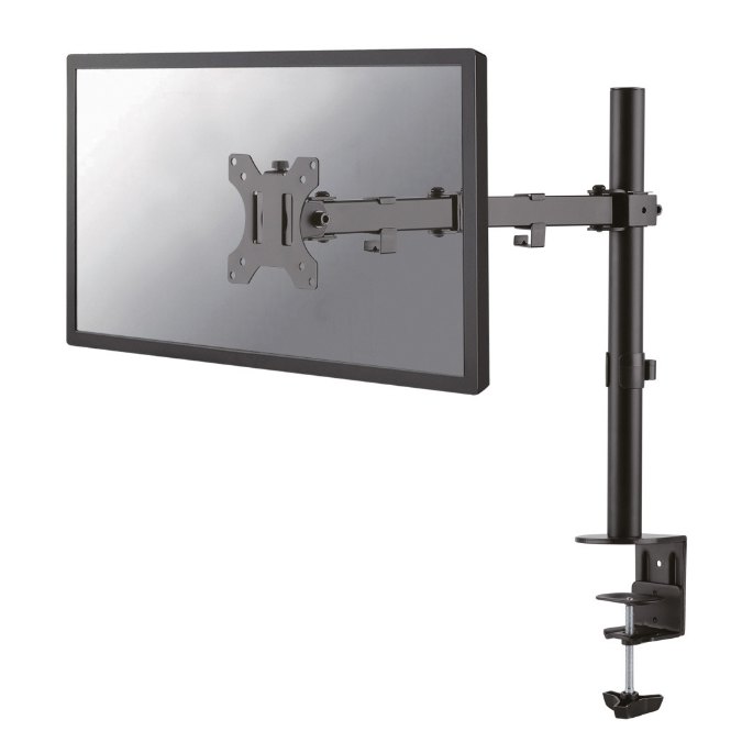 Moniteur porté par un mât vertical et un bras à plusieurs articulations