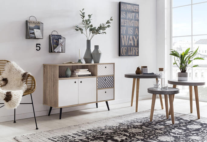 bahut style scandinave