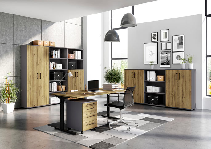 caisson de bureau contemporain