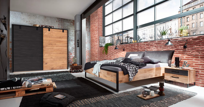 chambre adulte industriel anthracite michigan