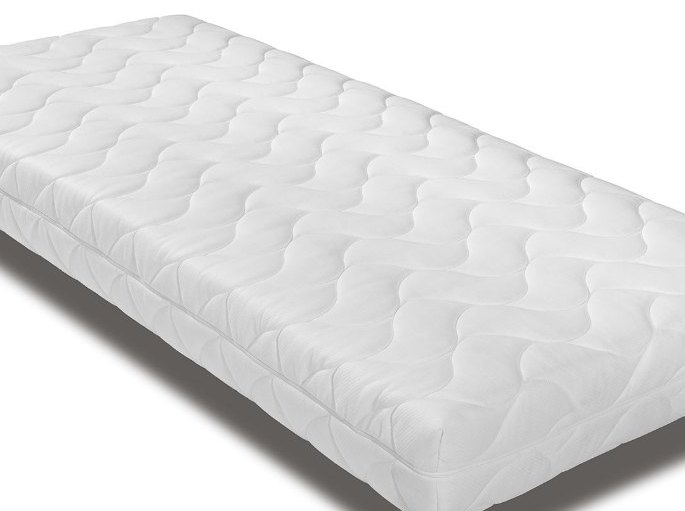 Coupe technique montrant les ressorts ensachés sous une couche de garnissage