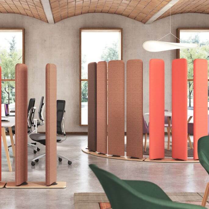 5 avantages des cloisons acoustiques modulables