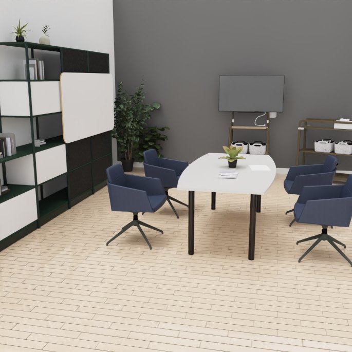 Petites tablées de quatre places pour un espace de restauration d’école élémentaire