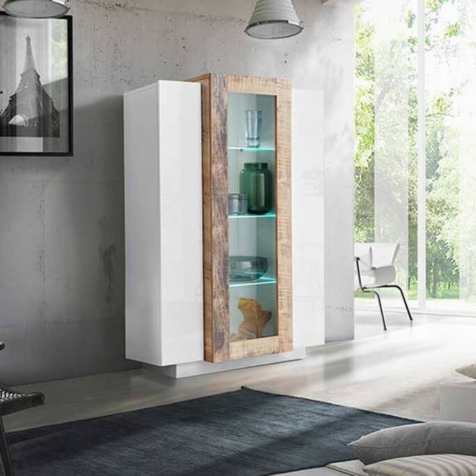 Vitrine moderne 80 cm Corso