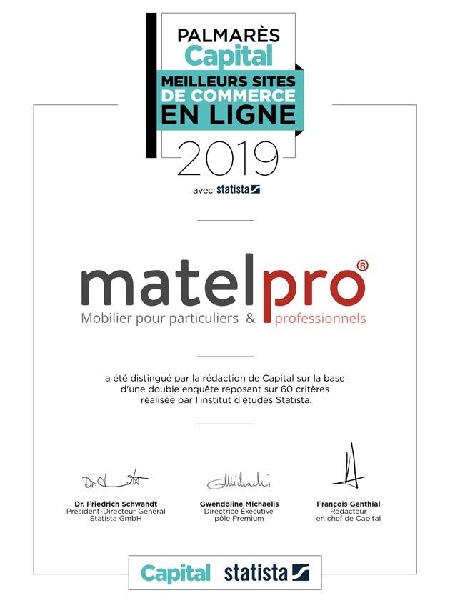 Matelpro label Capital 2019