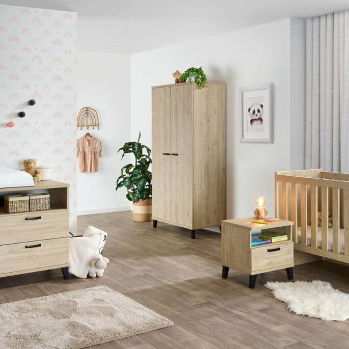 Chambr bébé contemporaine chene lair eloise