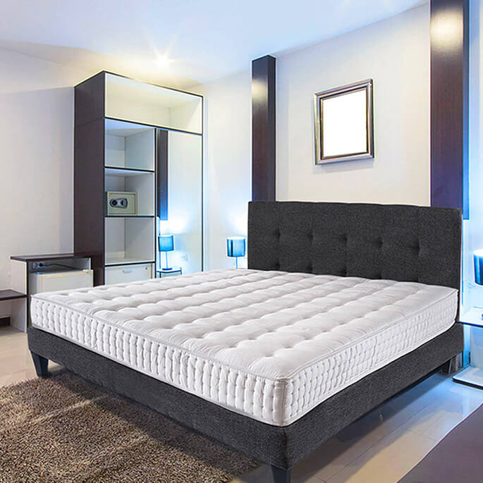 Matelas mousse hr memoire de forme hotel viscotel