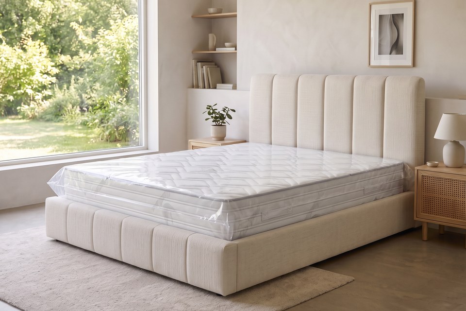 Matelas Rempart livré à plat sous film protecteur