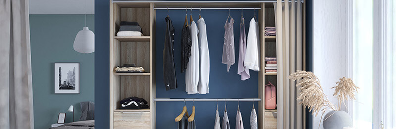  Un dressing pas cher et fonctionnel